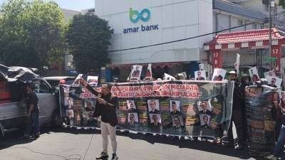 Bongkar Kejahatan Perbankan Rp596 Miliar, APMP JATIM Kepung Kantor Pusat Bank Jatim