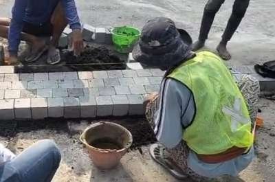 Jalan Sudah Bagus Dibongkar, Proyek Batu Alam Didepan MPP Siola Disorot: AMI Untuk Apa Anggaran Dihabiskan