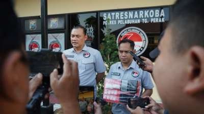 Polres Tanjung Perak Ringkus Tersangka Pengedar Sabu asal Madura, 65,51 Gram Narkoba Disita