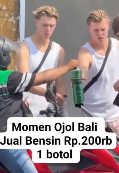 Antrian Bensin di Bali Mengular Hingga 3 Jam, Oknum Ojol Disinyalir Jual BBM Ke Turis Asing Dengan Harga Fantastis